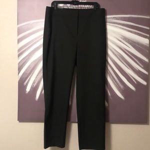 Dark green straight leg pant